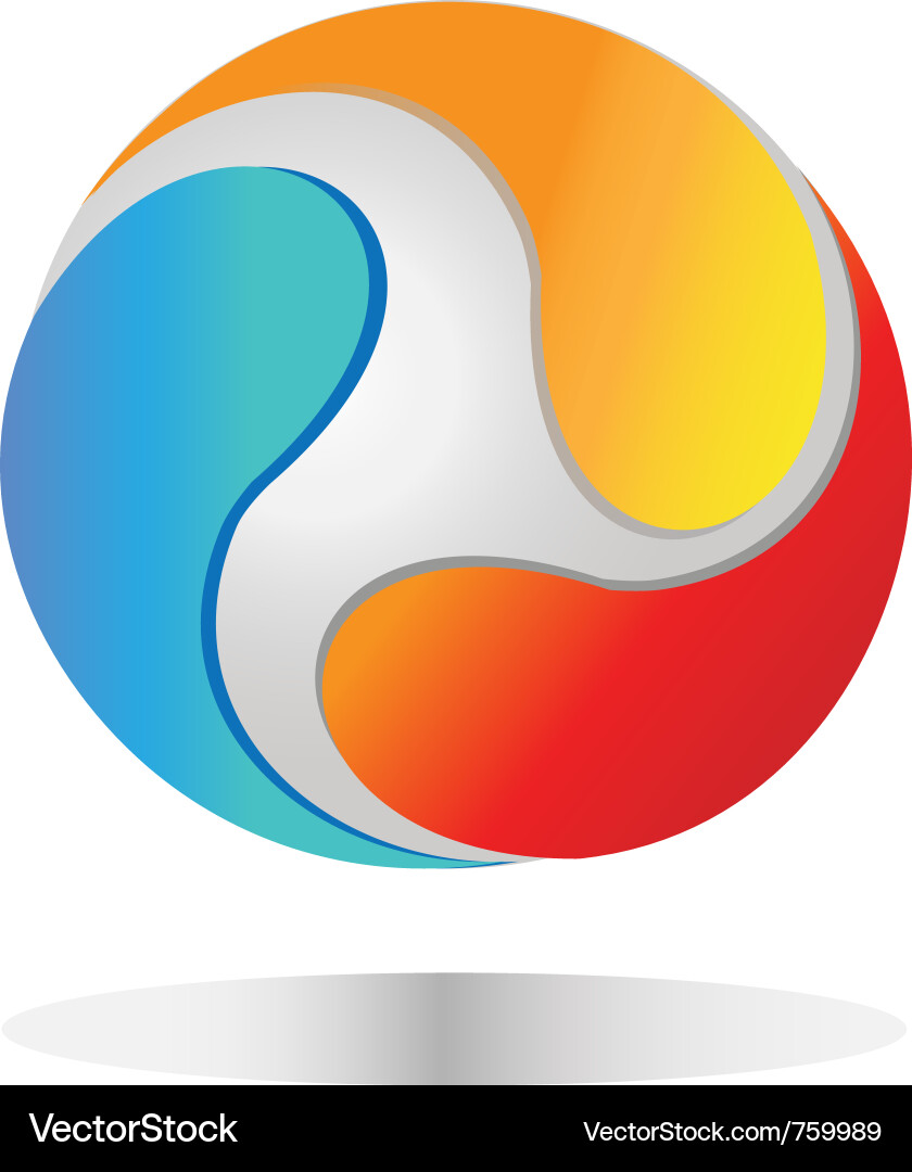 Global Connection Logo Vector Image