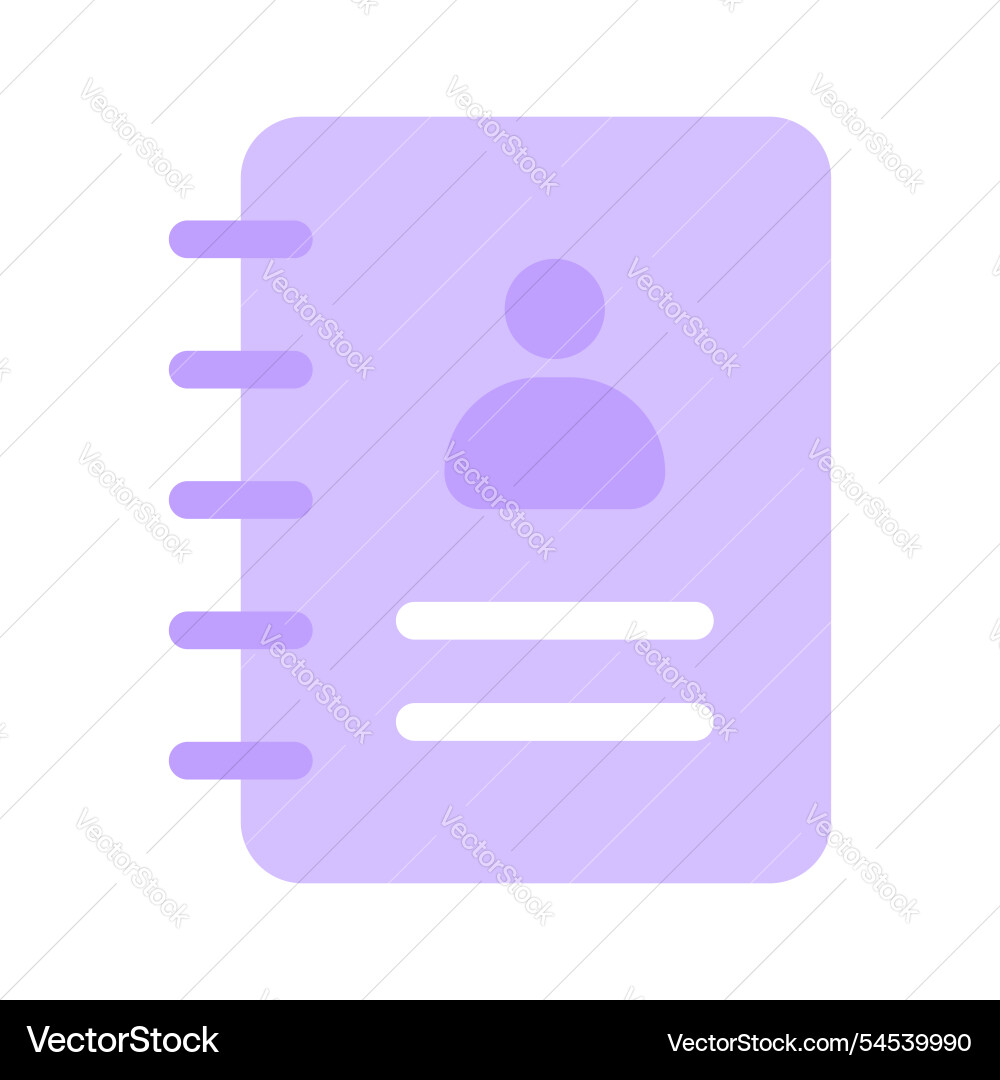 Notebook vector image