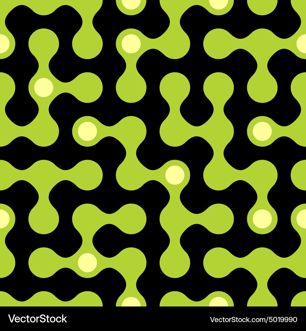 Rounded maze seamless pattern Vector Image