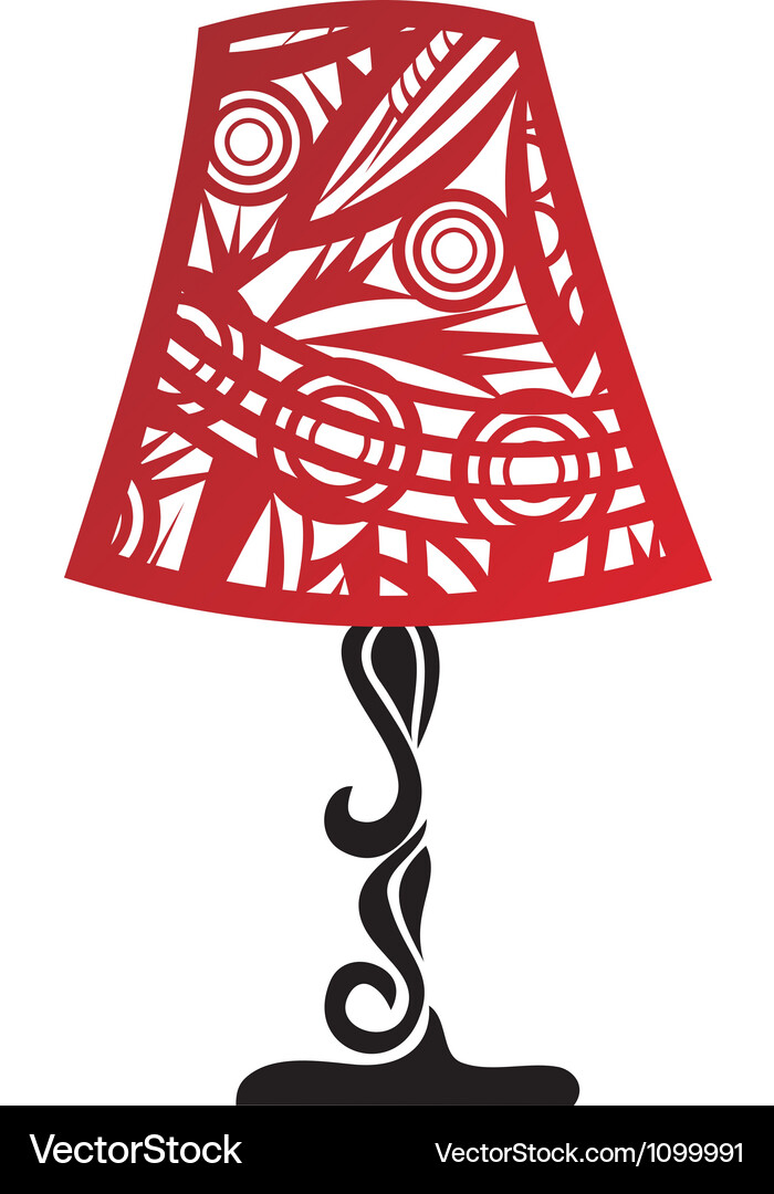 Lamp pattern Vector Image