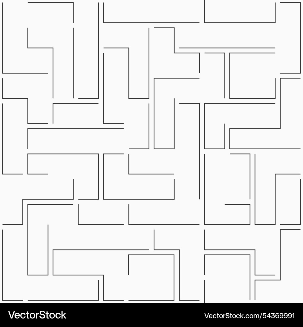 Seamless pattern lines at right angles minimal vector image