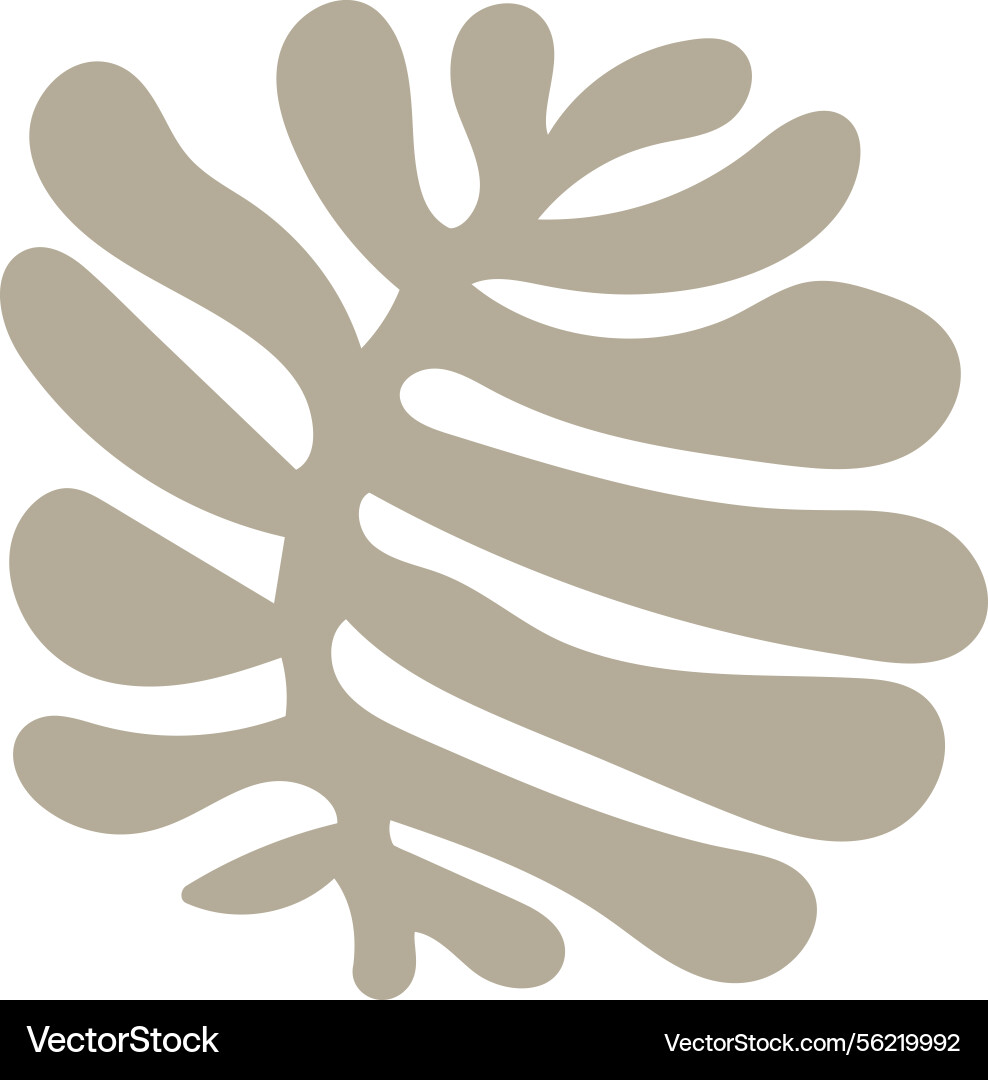 Abstract leafy pattern Abstract leafy pattern Vector Image