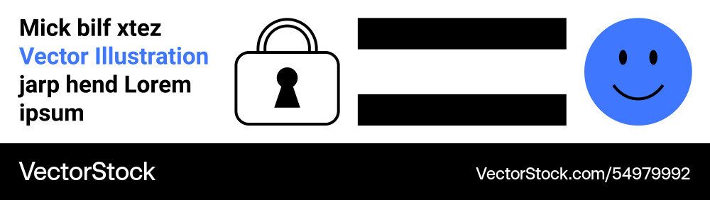 Comparing security and user experience in design Comparing security and user experience in design vector image
