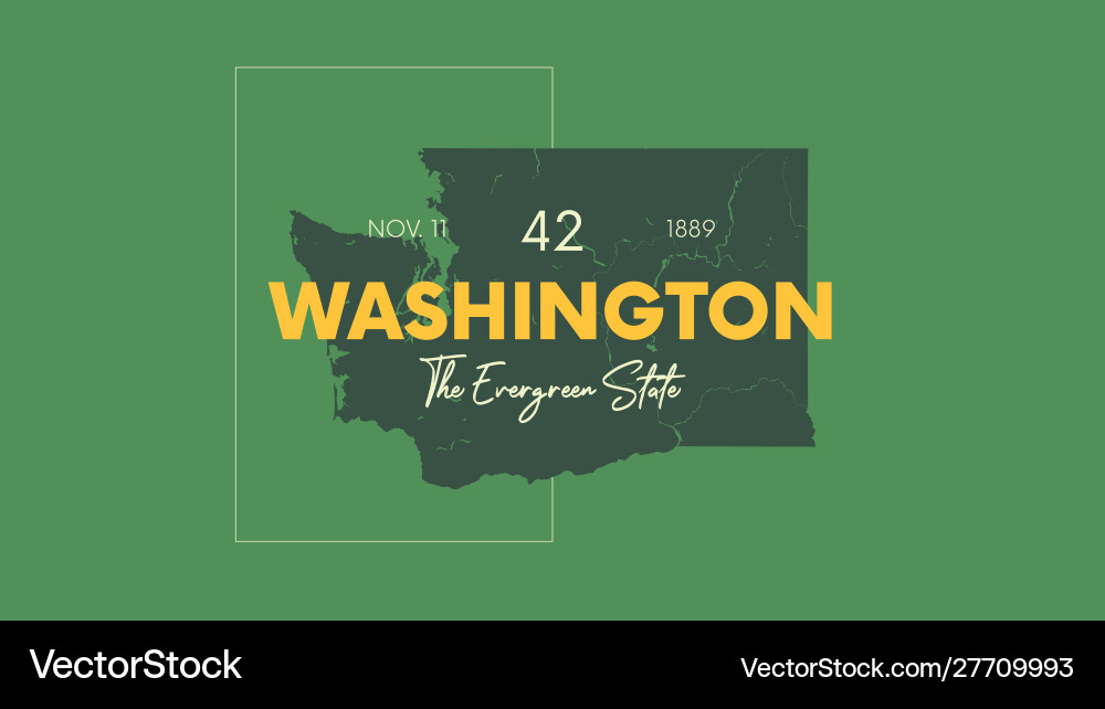 42 50 states united with a name 42 50 states united with a name vector image