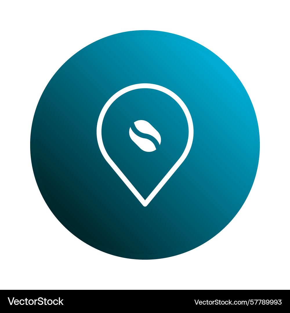 Coffee shop location map pointer icon symbol vector image
