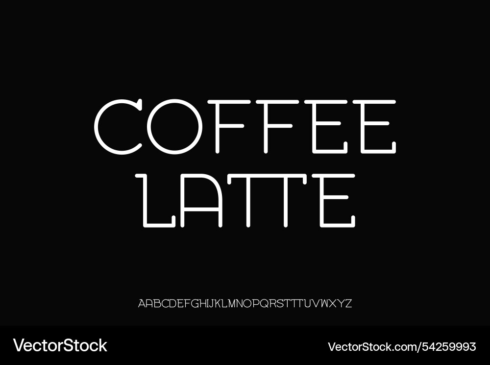 Display alphabet font design suitable Display alphabet font design suitable vector image