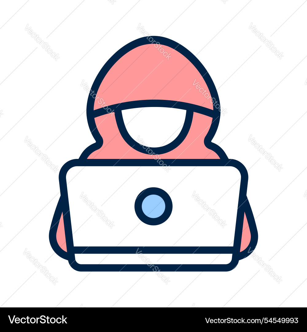 Hacker vector image