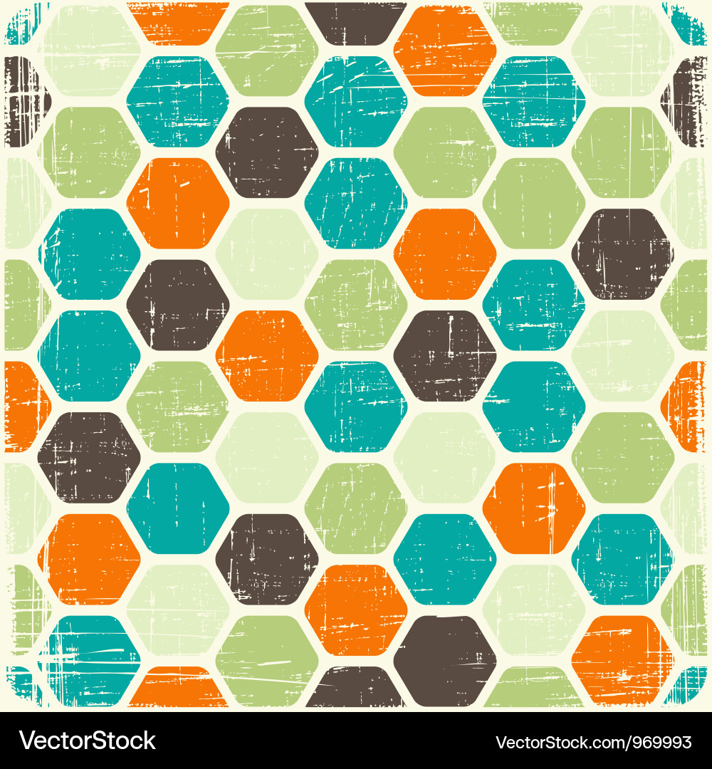 Retro Geometric Pattern vector image
