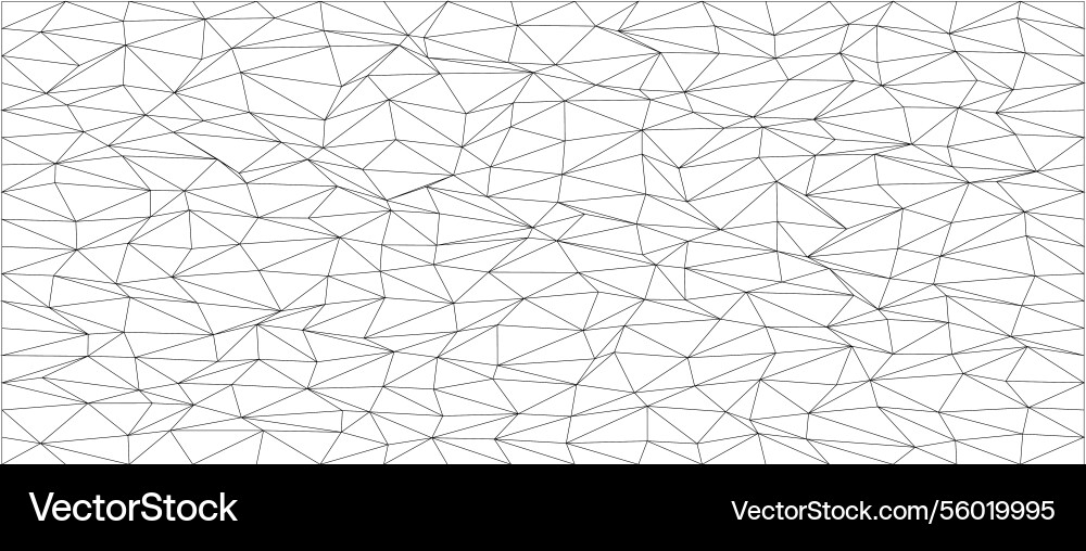 Abstract geometric chaos pattern with triangular Vector Image