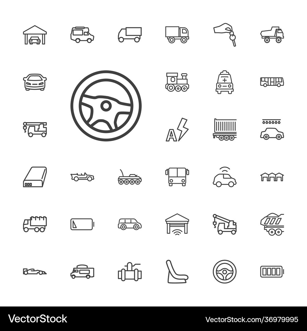 Auto icons (36979995) – Free Vector | VectorStock