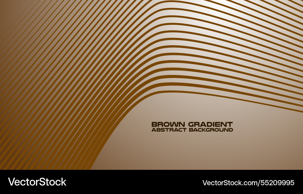 Brown gradient with curve line abstract Brown gradient with curve line abstract Vector Image