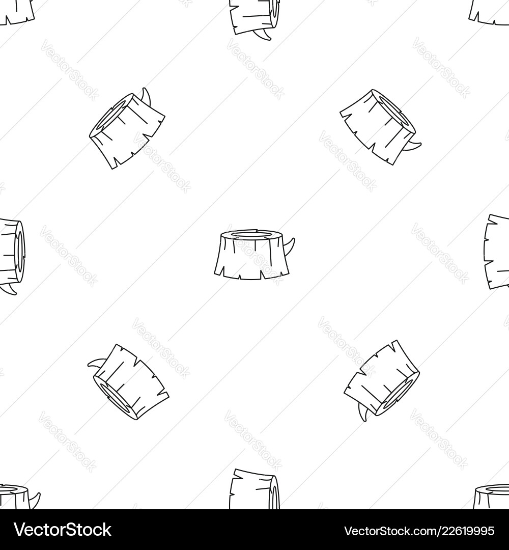 Old tree stump pattern seamless Old tree stump pattern seamless Vector Image