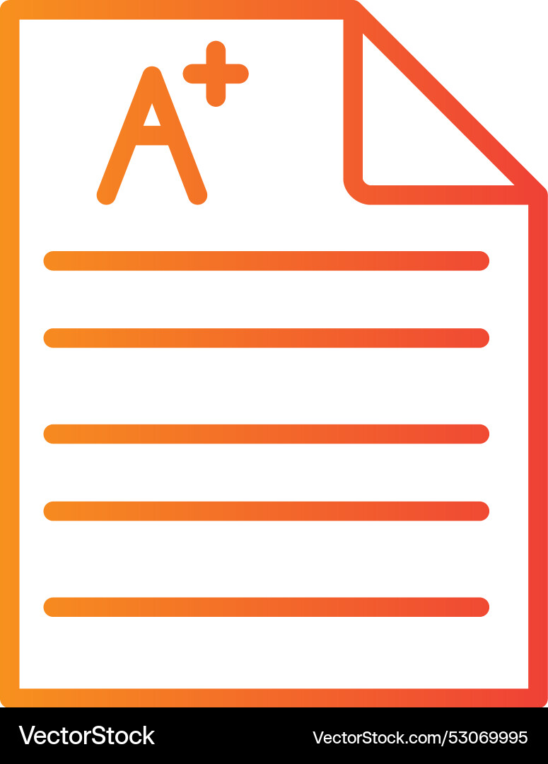 Passed line gradient design Vector Image