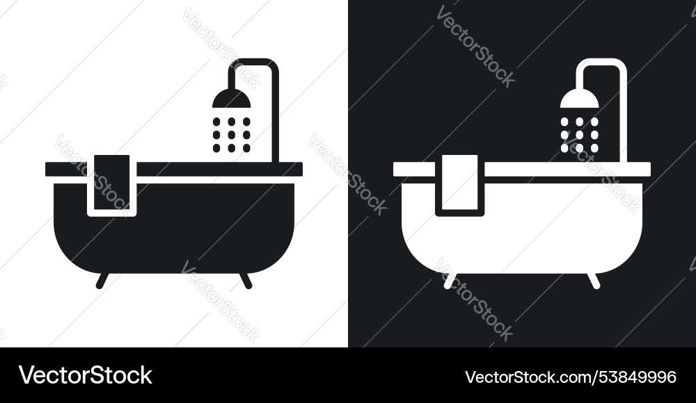 Bathroom icon set Royalty Free Vector Image - VectorStock