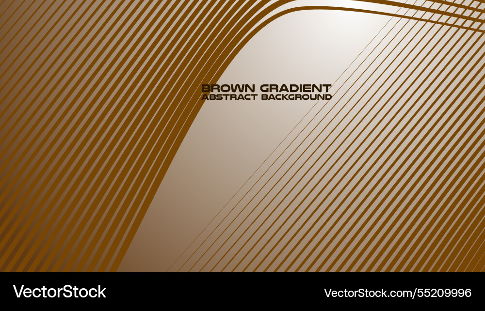 Brown gradient with curve line abstract Vector Image
