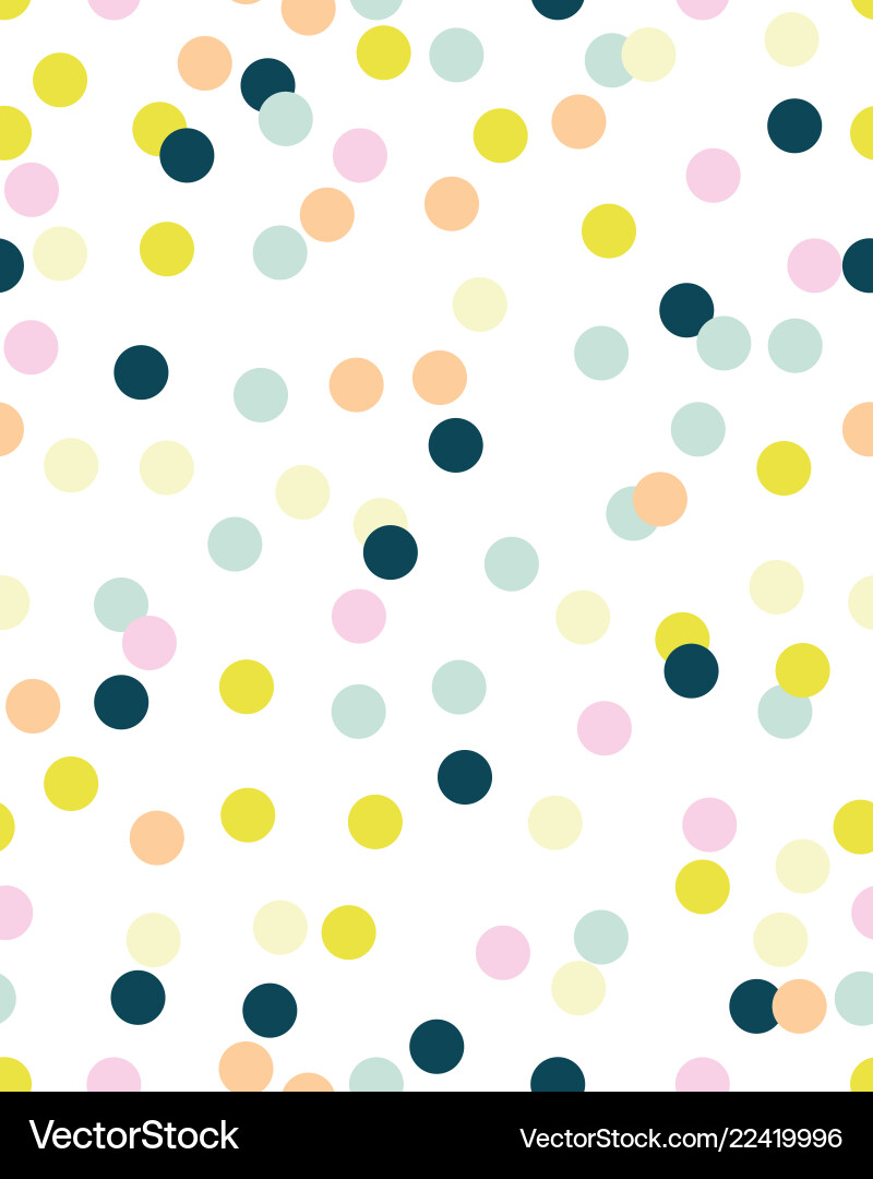 Seamless pattern with confetti vector image