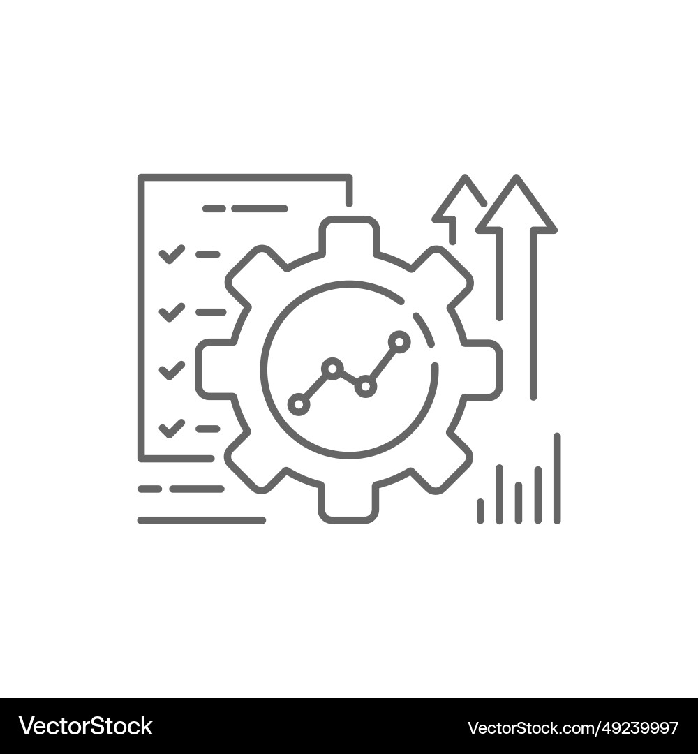 Eps10 of an automation icon vector image