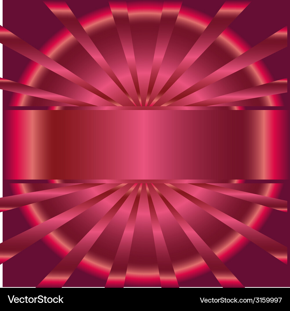 Pink rays background with place for your text Vector Image