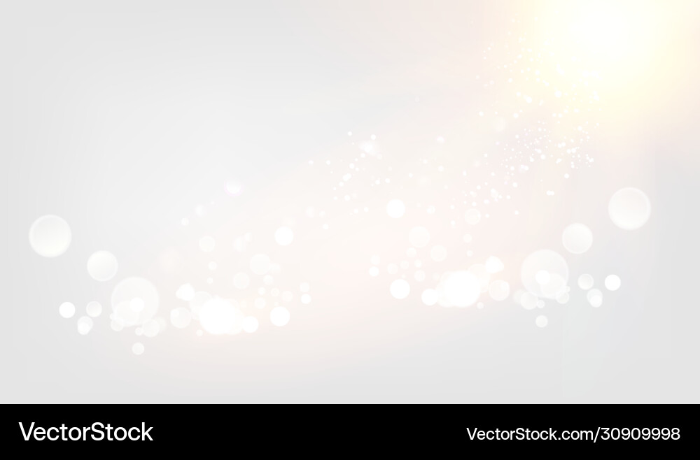 Abstract Rays with Bokeh Lights Vector Image