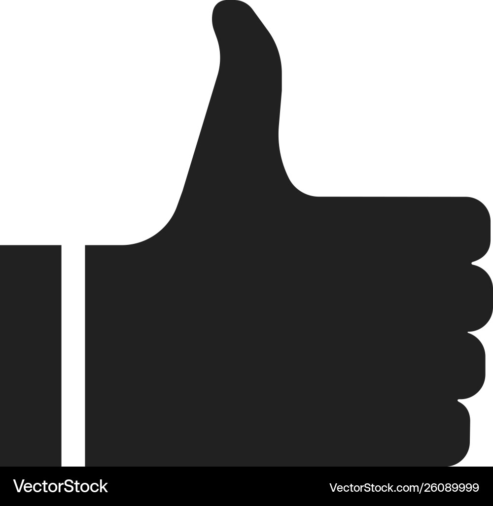 Like icon social networking website enjoy Like icon social networking website enjoy vector image