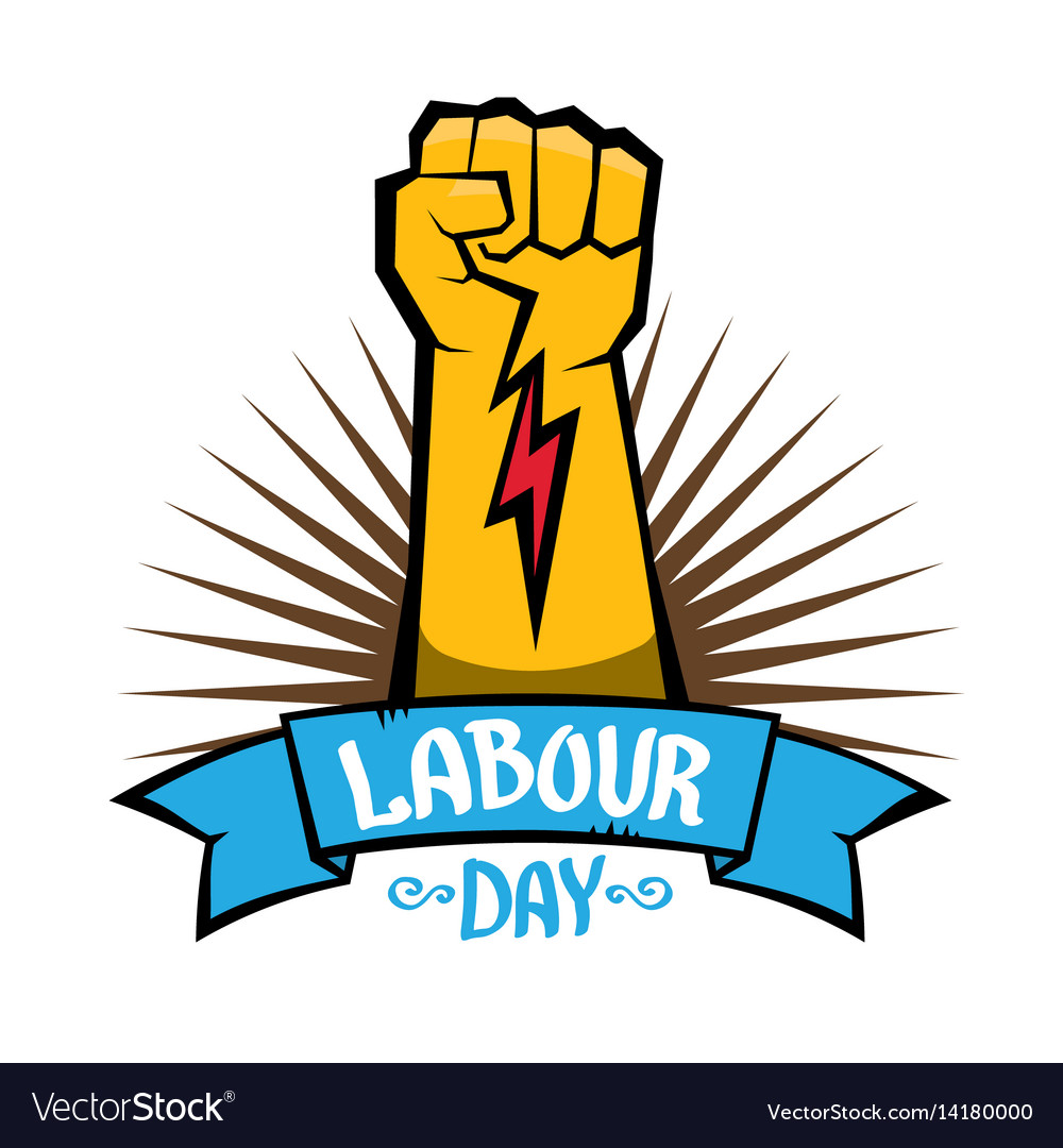 1 may labour day labour day poster Royalty Free Vector
