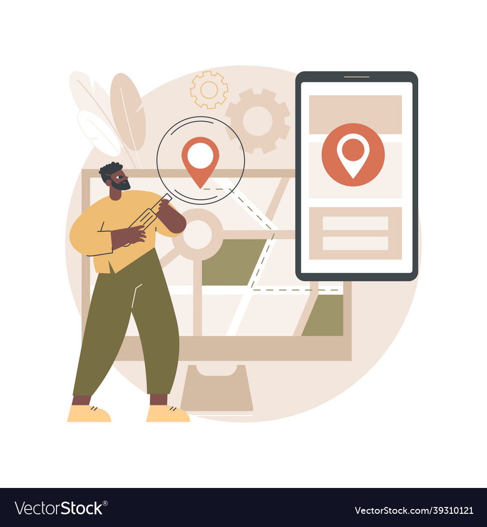 Crossdevice tracking abstract concept Royalty Free Vector