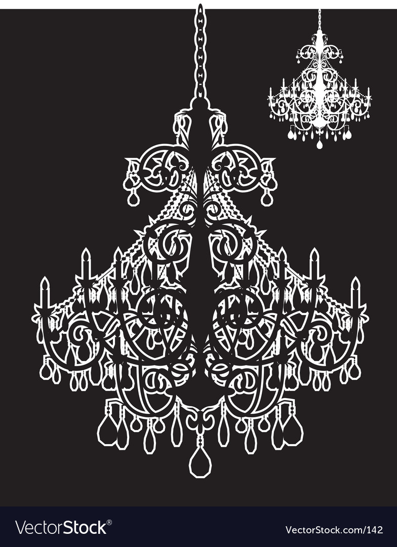 Chandelier Royalty Free Vector Image VectorStock