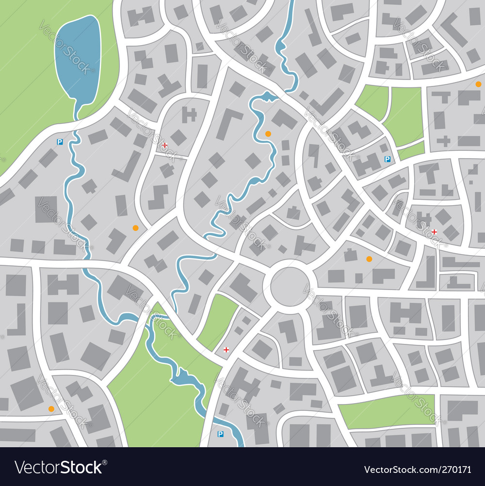 Vector map Calgary City SVG
