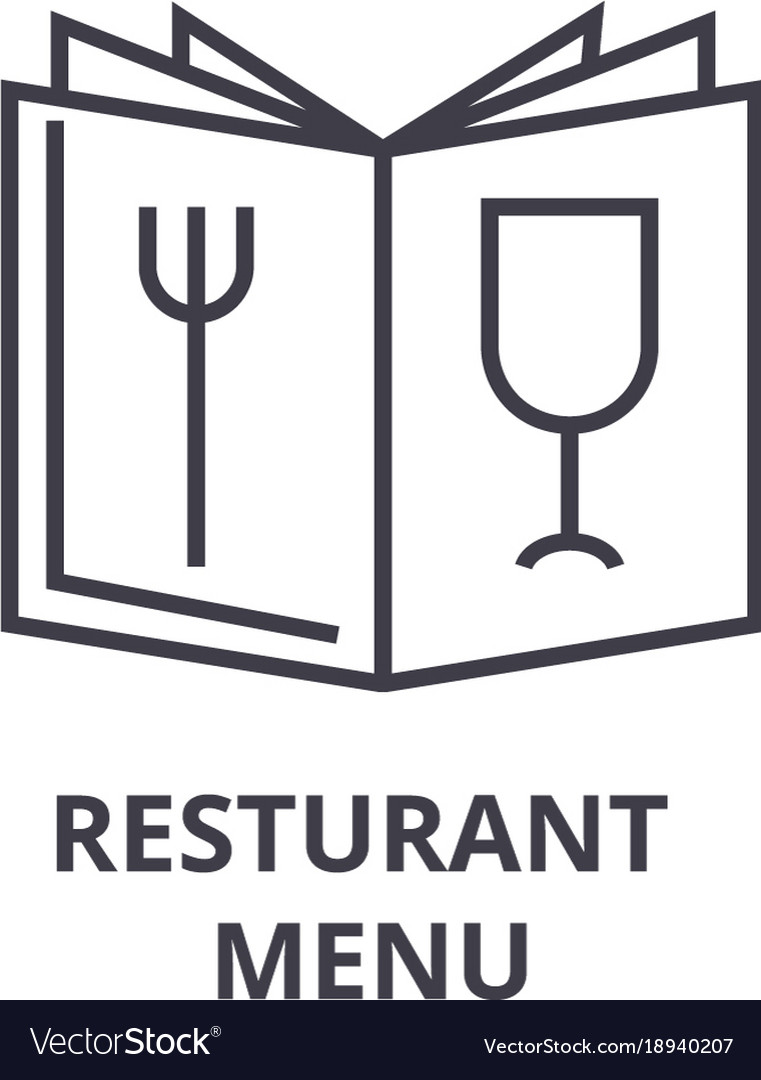 restaurant outline