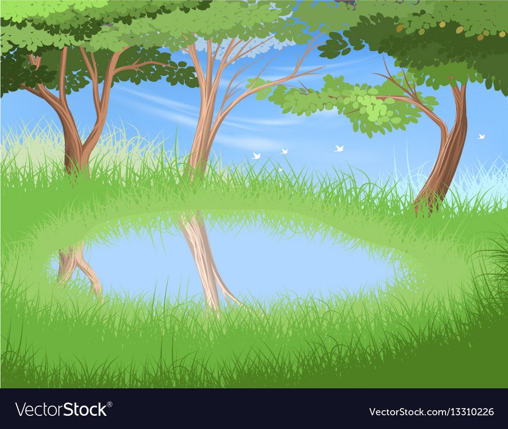 jungle landscape background isolated icon design