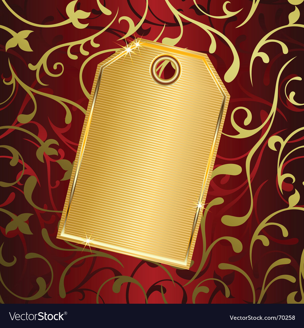 Golden Tag Royalty Free Vector Image Vectorstock<script async src=