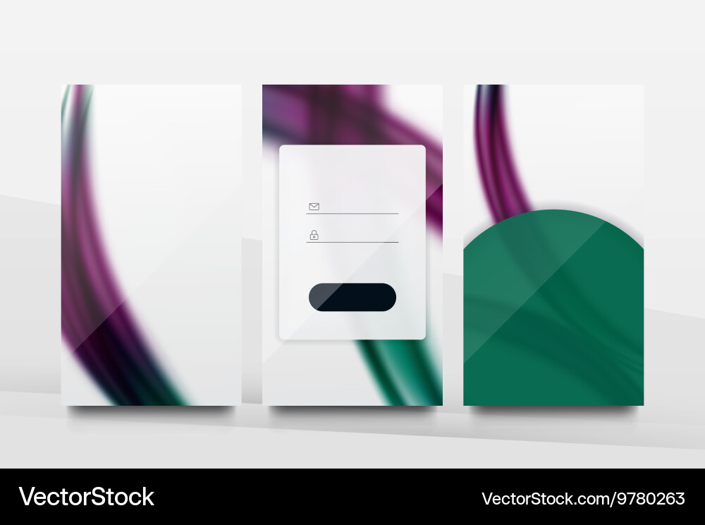 Mobile Background Ui Royalty Free Vector Image