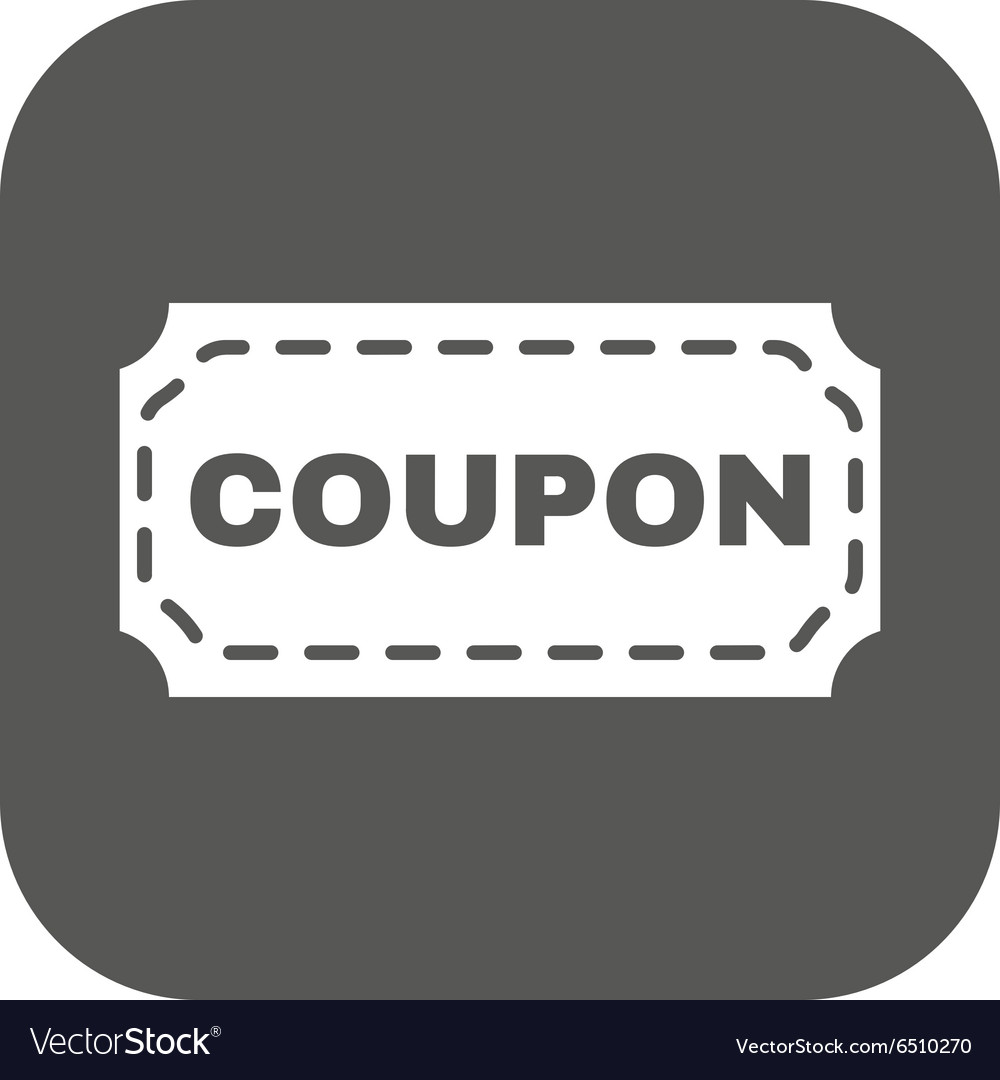 Coupons vector icon