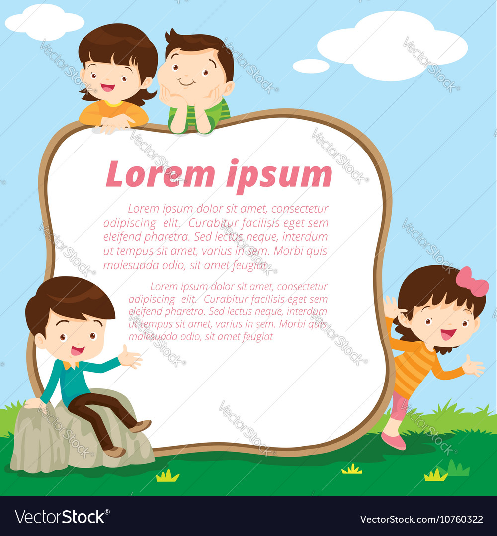 Uncategorized Girlspace cute boy and girl space frame royalty free vector image image