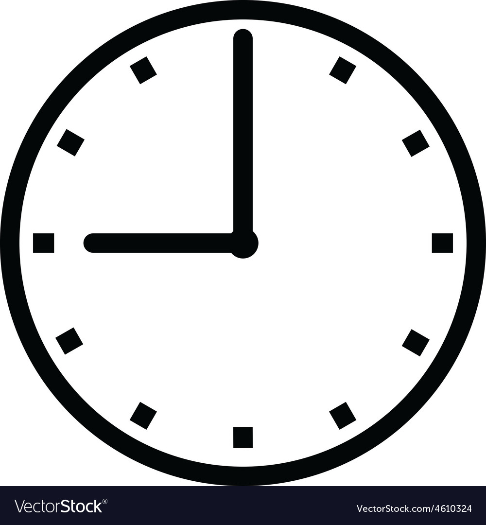Clock 9 Royalty Free Vector Image VectorStock clock-9-royalty-free-vector-image-vectorstock