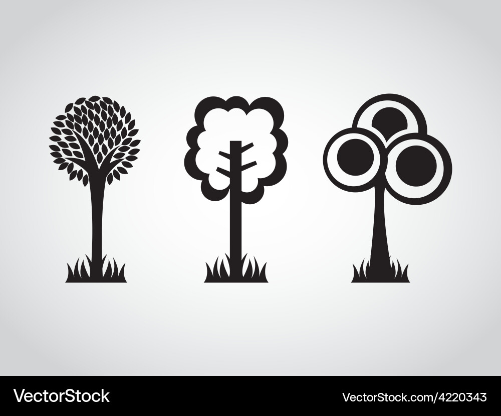 Tree icon Royalty Free Vector Image - VectorStock