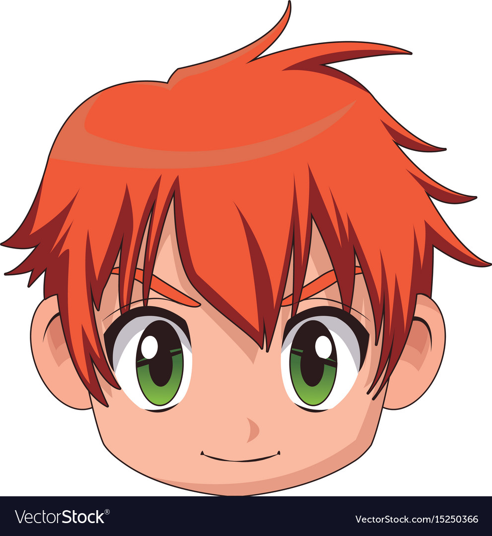 Download Boy anime male manga cartoon comic Royalty Free Vector Image