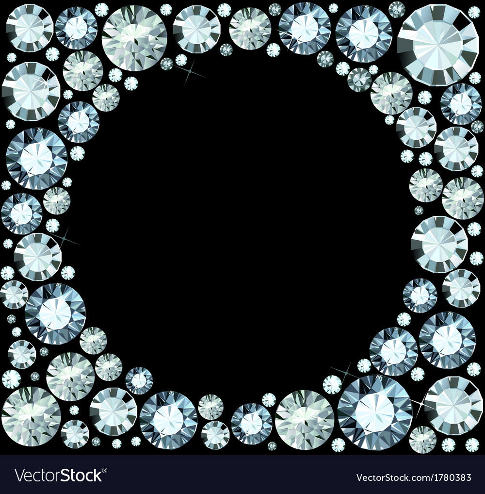Diamond Frame Royalty Free Vector Image VectorStock