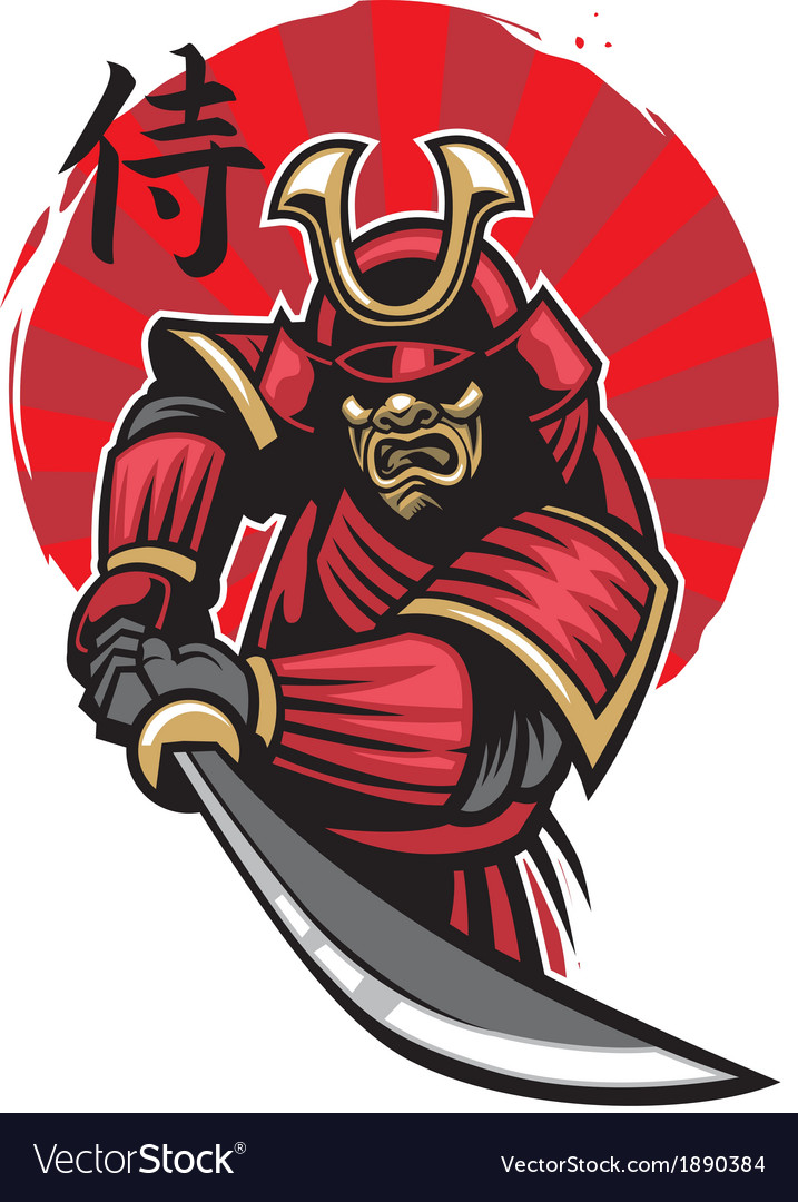 Samurai warrior Royalty Free Vector Image - VectorStock