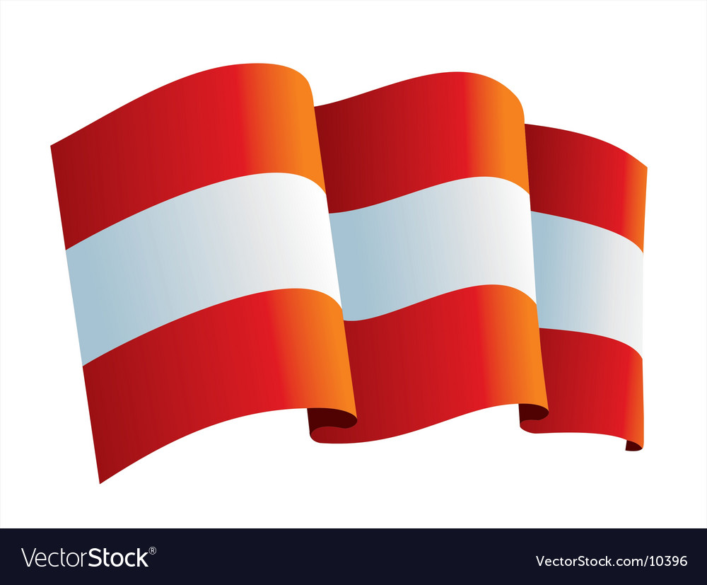 Download Austria flag Royalty Free Vector Image - VectorStock