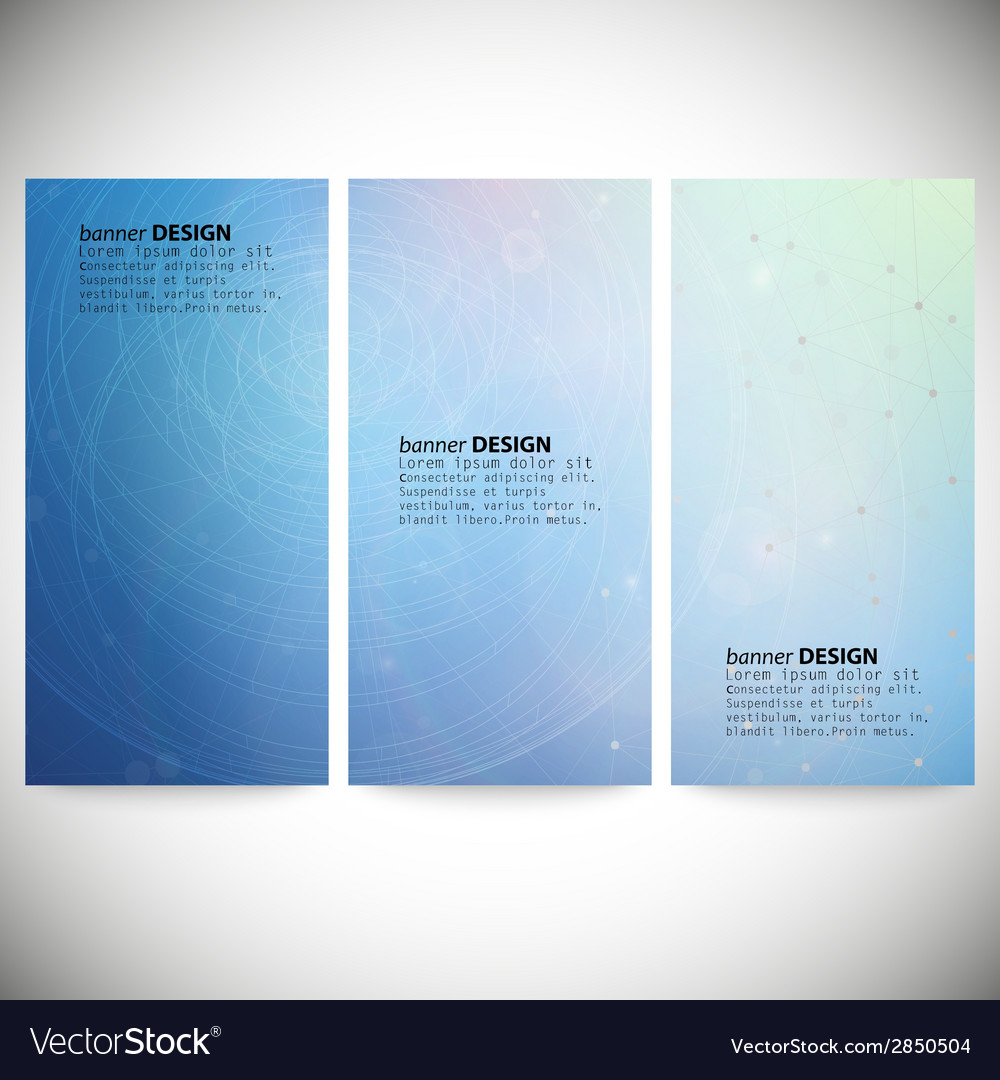 vertical banners design
