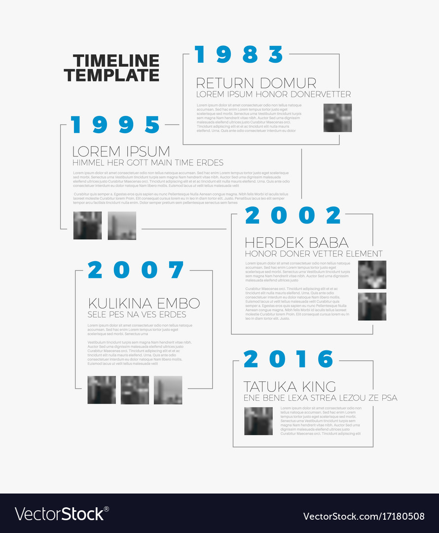 timeline report template