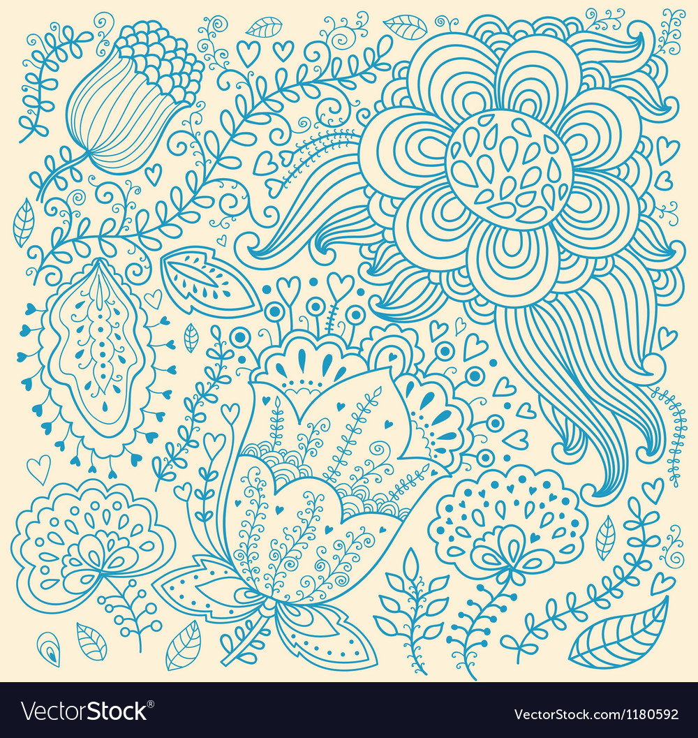 Download Floral print Royalty Free Vector Image - VectorStock