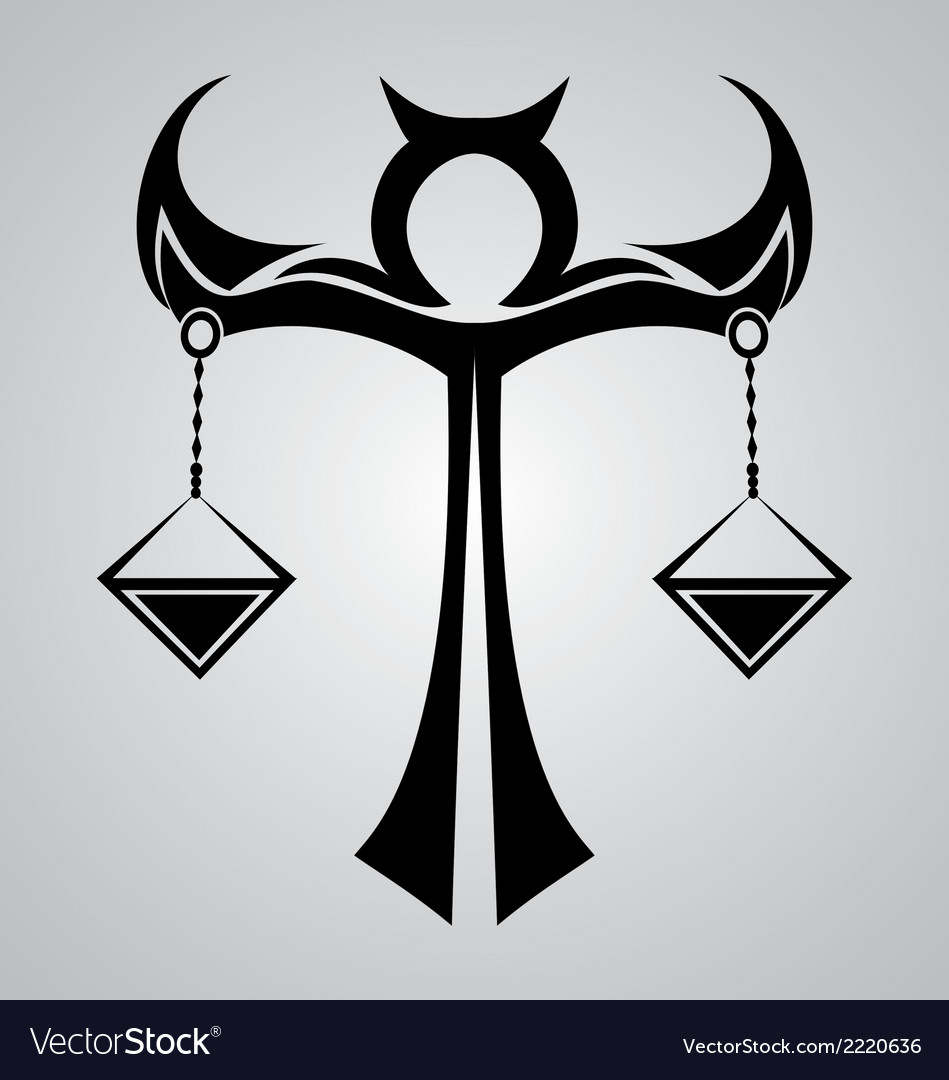 libra sign tattoo design royalty free vector image libra sign tattoo design royalty free vector image