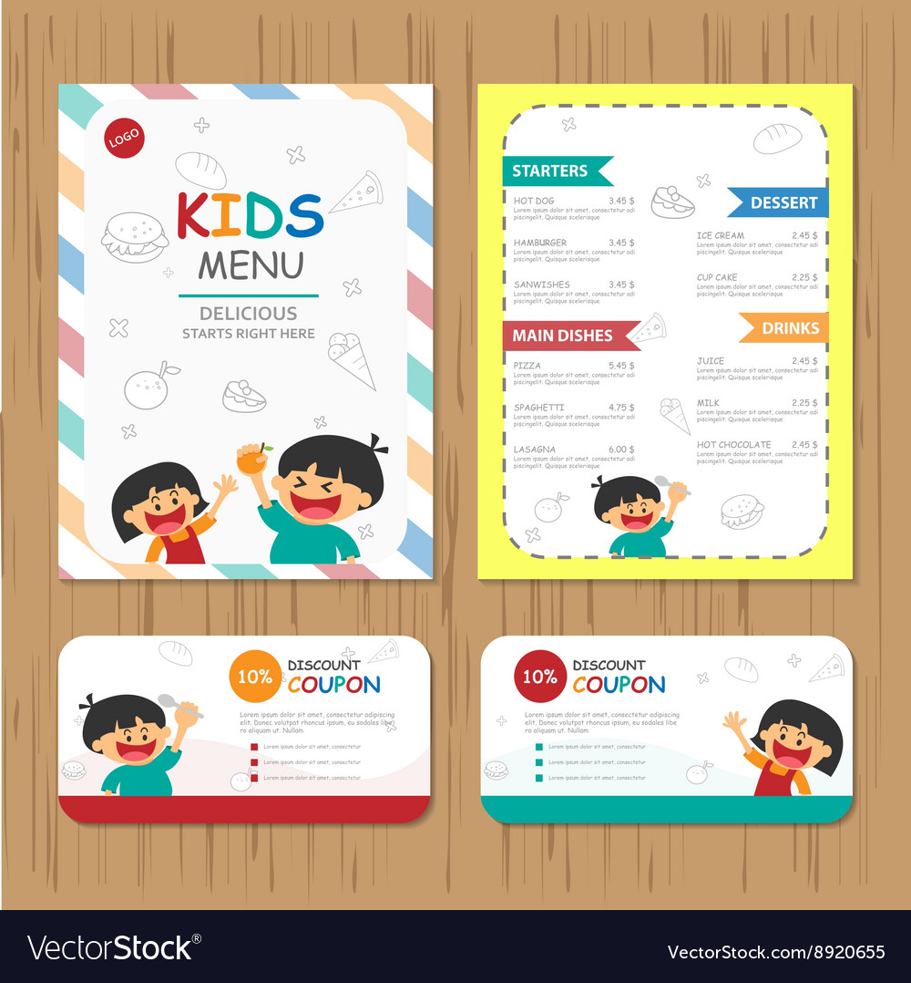 meal menu template