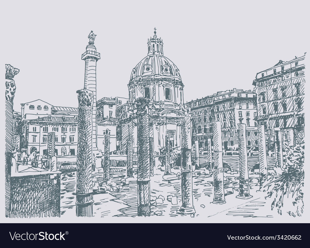 cityscape sketch
