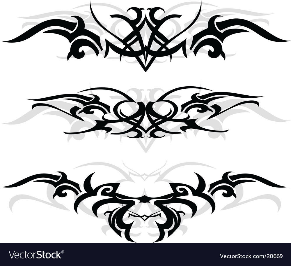 tribal tattoo designs royalty free vector image tribal tattoo designs royalty free vector image