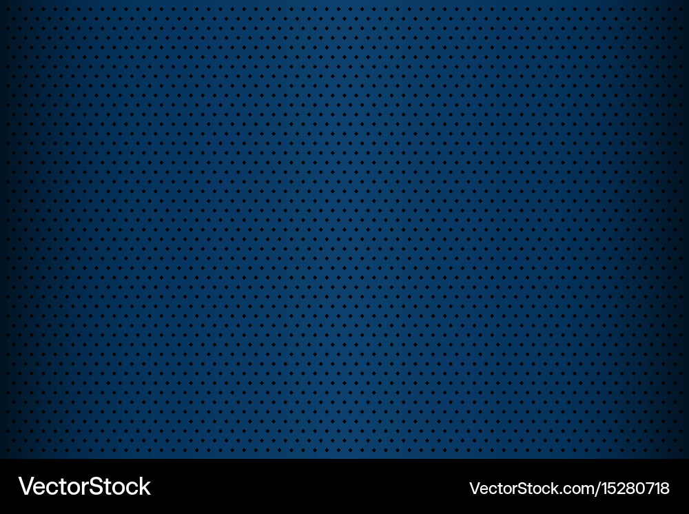 Blue perforated metal texture abstract Royalty Free Vector