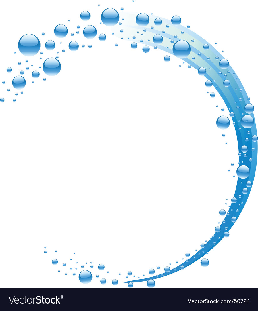 Water wave Royalty Free Vector Image - VectorStock