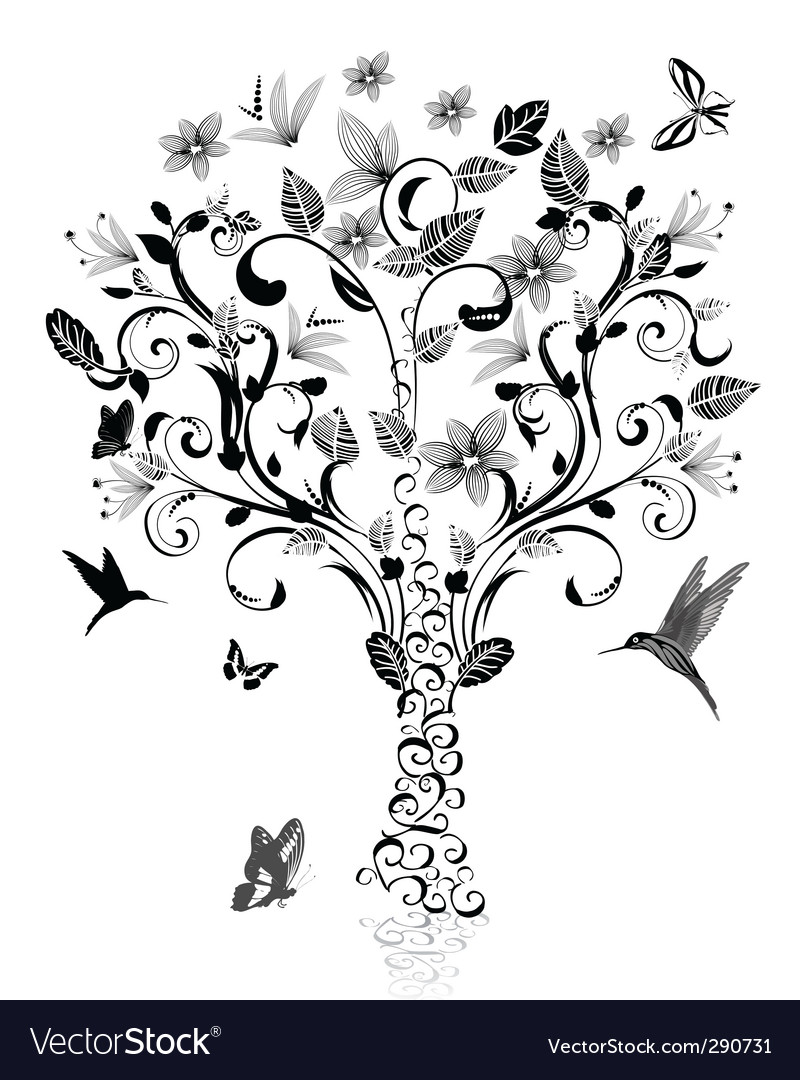 Vintage Tree Royalty Free Vector Image Vectorstock Vintage Family Tree Royalty Free Stock Images Image 32018779